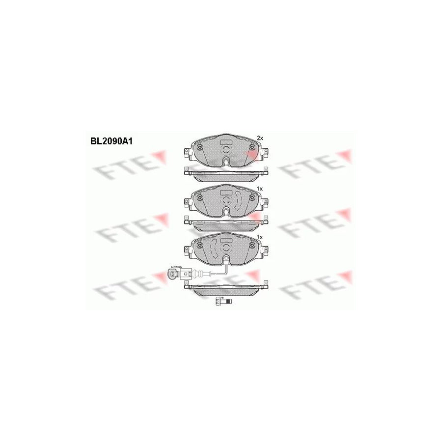 FTE 9010674 Brake Pad Set