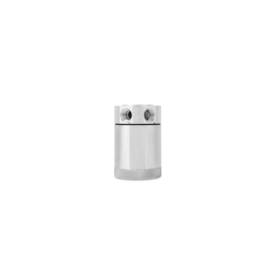 Mishimoto MMBCC-MSTWO-P Compact Baffled Oil Catch Can 2-Port Polished