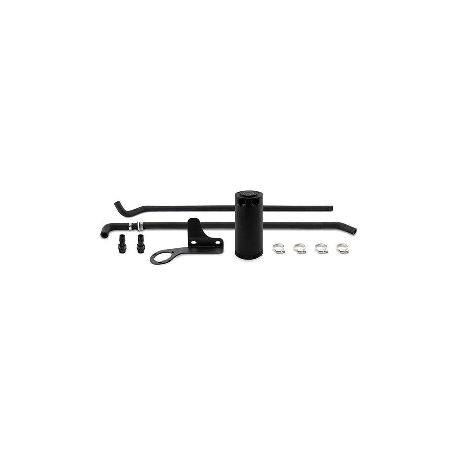 Mishimoto MMBCC-MS3-07PBE2 07-13 Mazda Mazdaspeed3 Baffled Oil Catch Can Kit - Black (PCV Side)