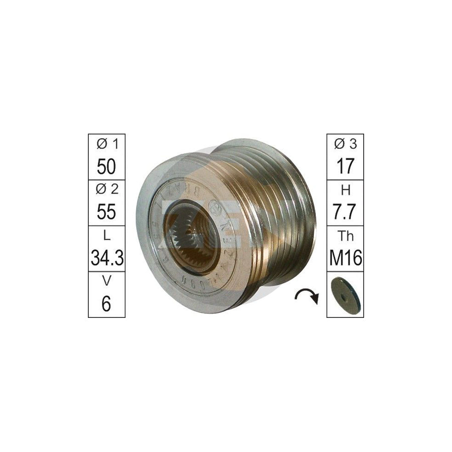 Era ZN5529 Alternator Freewheel Clutch
