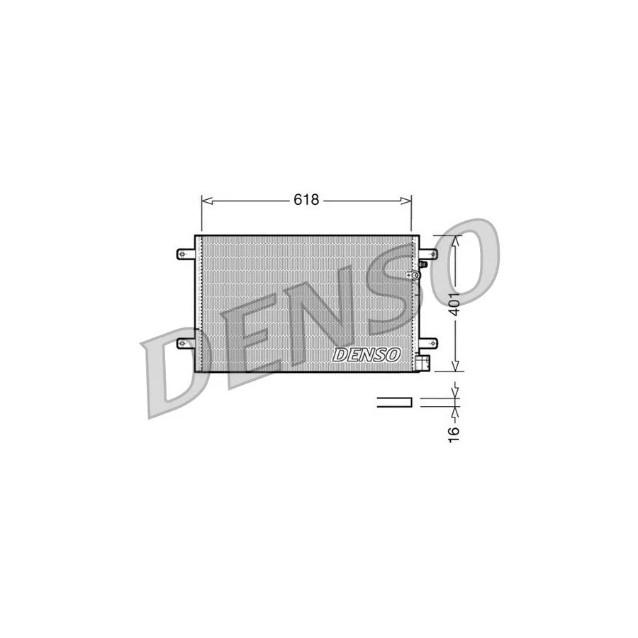 DENSO DCN02006 Air Conditioning Condenser