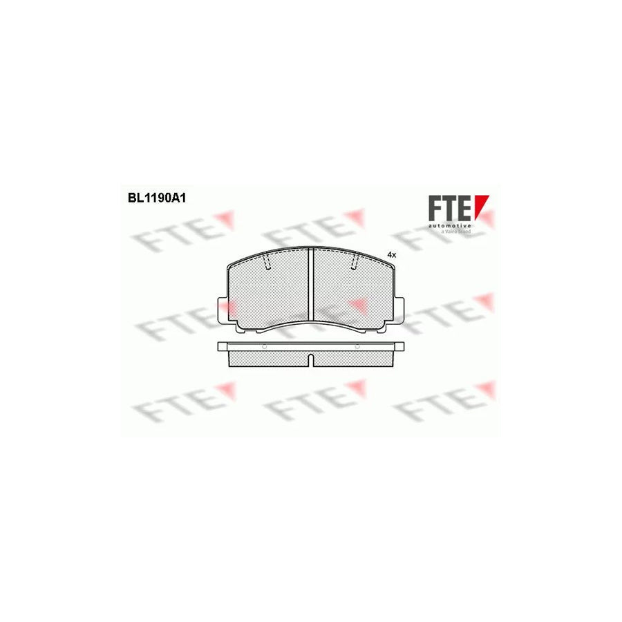 FTE Bl1190A1 Brake Pad Set