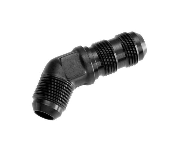 ARD ARAN837-6B FLARE BULKHEAD 45° AN6 BLACK (AN837-06DBK)