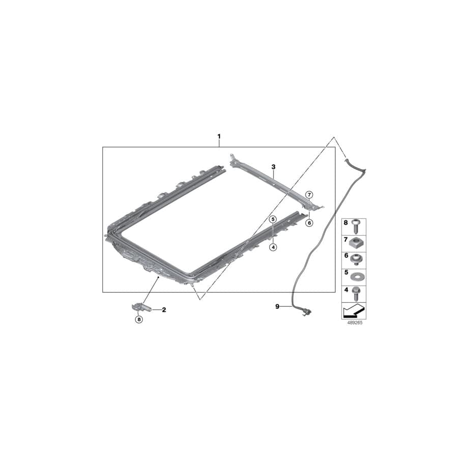 Genuine BMW 54107488437 G32 Cross Member (Inc. 630iX, 620d & 640dX)