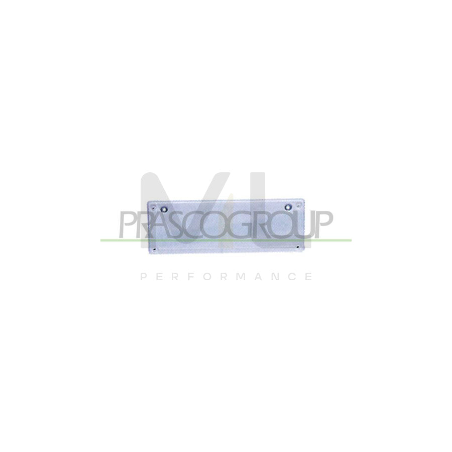 PRASCO ME0251539 Number plate holder suitable for MERCEDES-BENZ C-Class Front, Chrome, frameless