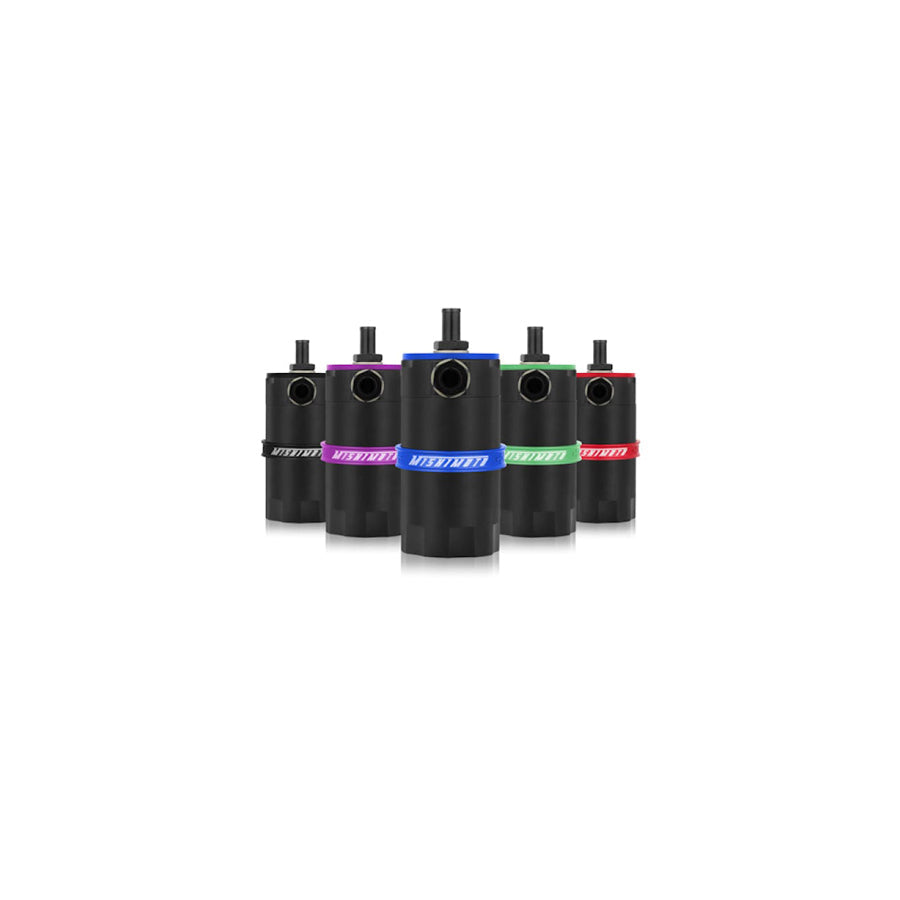 Mishimoto MMBCC-UNI-PR Universal Baffled Oil Catch Can - Purple