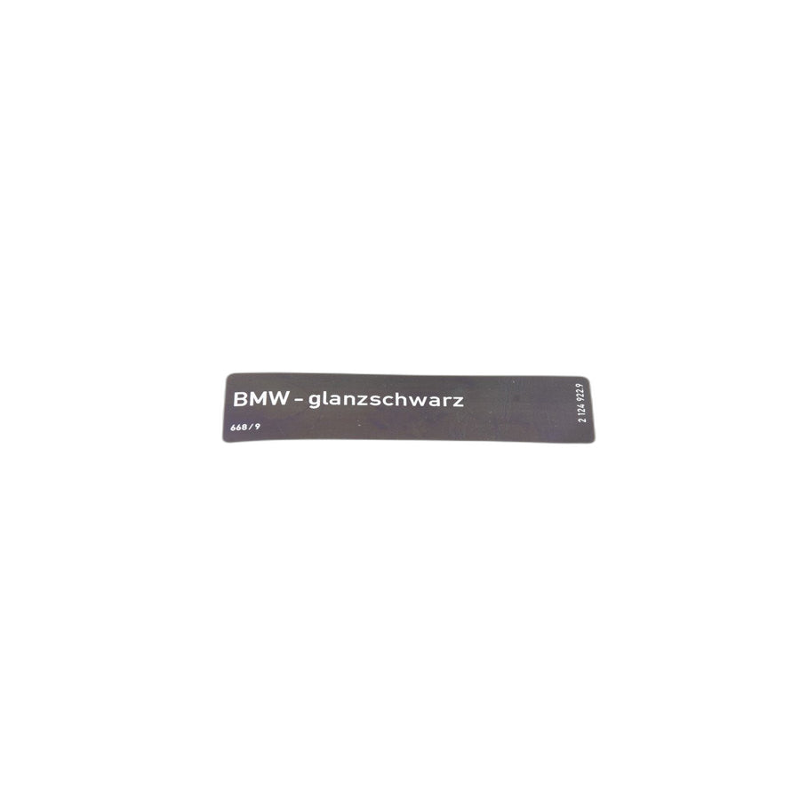 Genuine BMW 71212124922 E34 Label GLANZSCHWARZ (Inc. M5)
