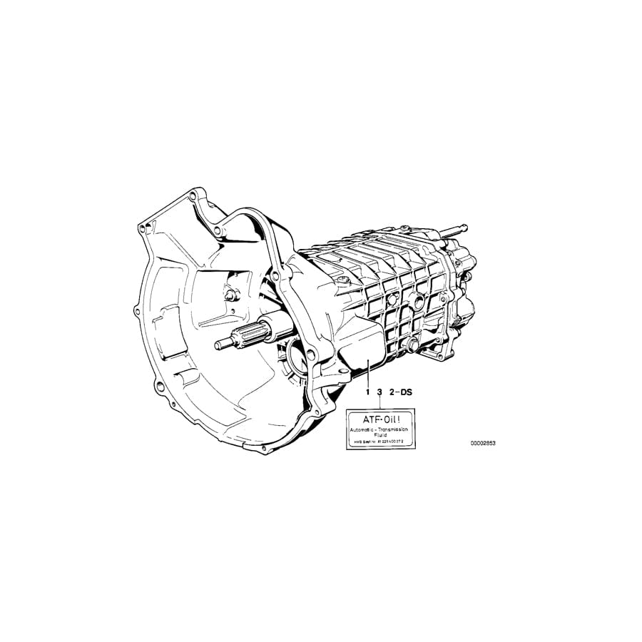 Genuine BMW 23001220421 E21 Exch. 5-Speed (Overdrive) Transmission 240/5.30-ME (Inc. 320i, 318i & 315)