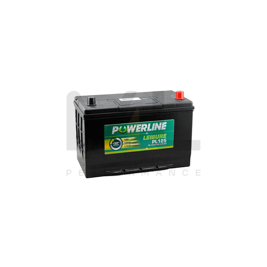 Powerline PL125 Leisure Battery 12V