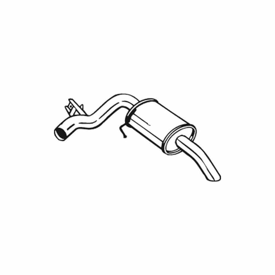 Bosal 247-013 Rear Silencer for BMW 1 Hatchback (E87)