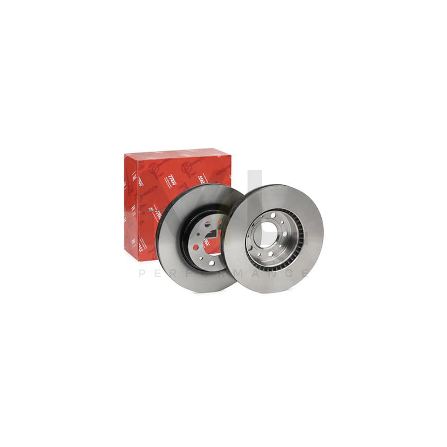 TRW DF1697 Brake Disc Vented, Painted - 1 piece