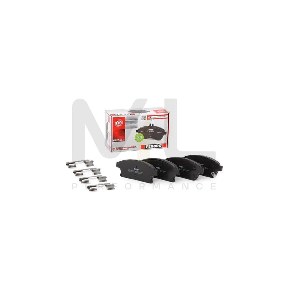 Ferodo Premier Eco Friction FDB4264 Brake Pad Set With Acoustic Wear Warning, Without Accessories