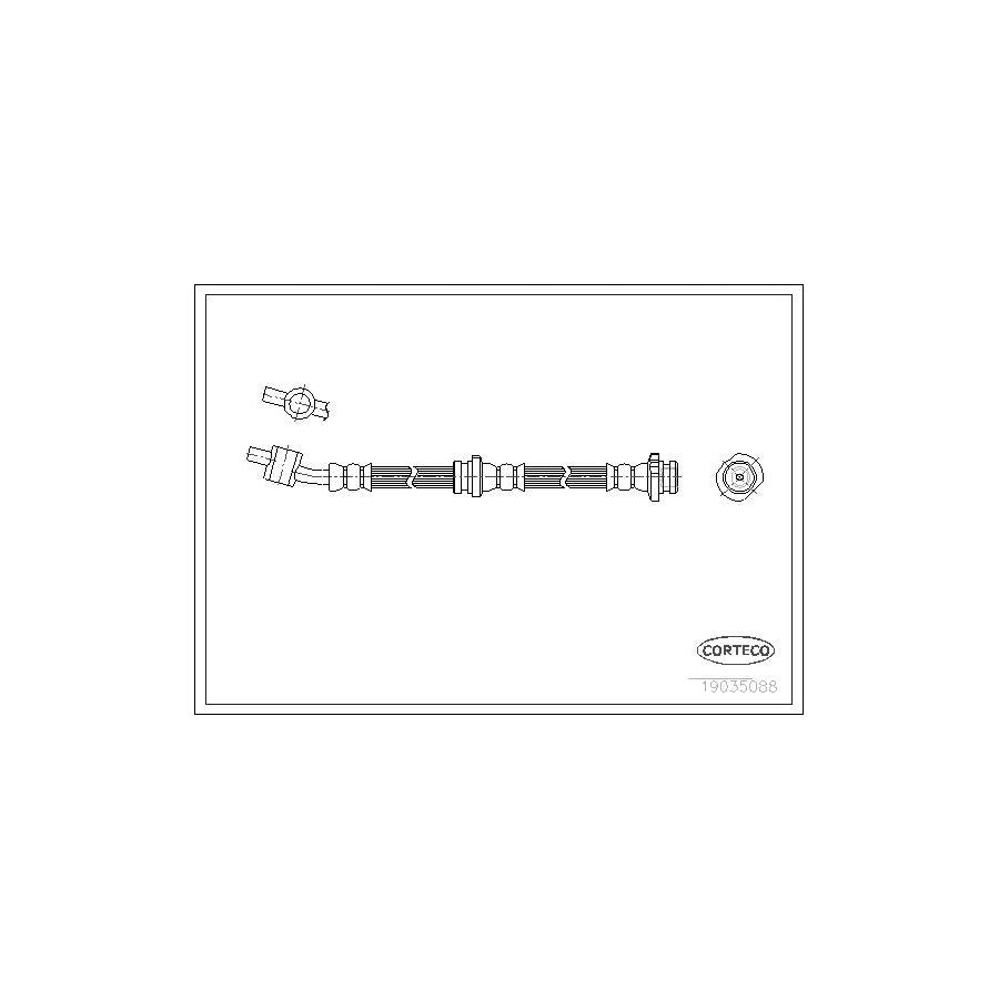 Corteco 19035088 Brake Hose for Nissan Almera