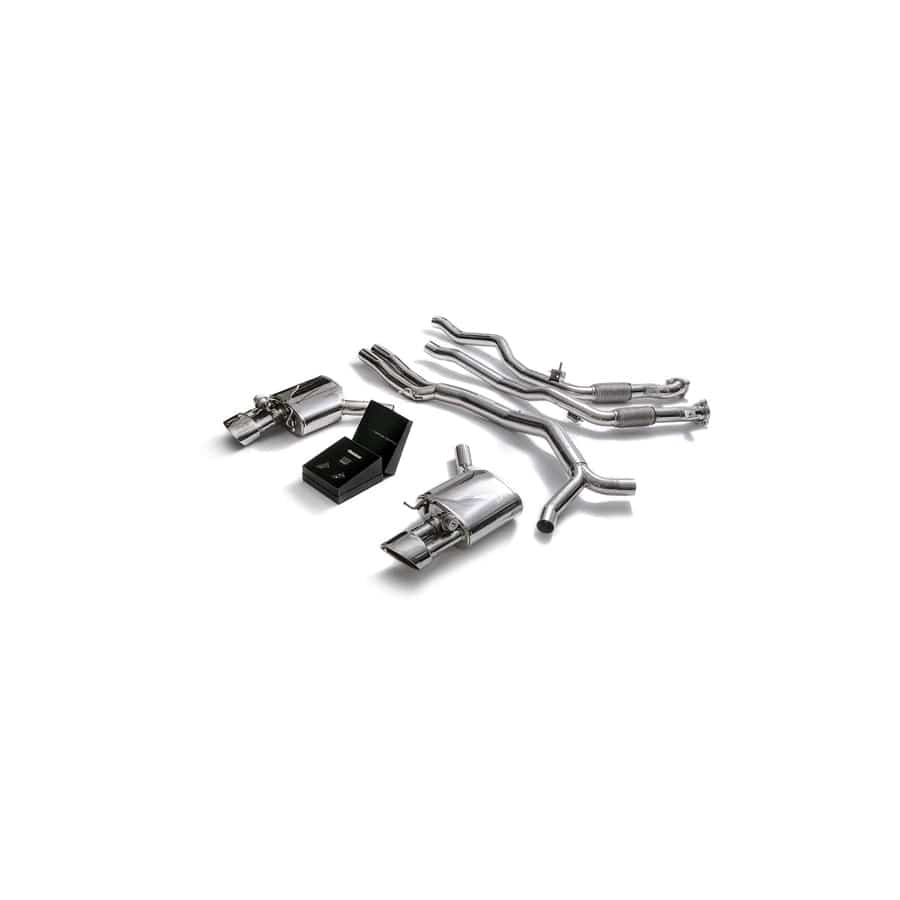 Armytrix AU94R-DS45C Valvetronic Exhaust System Audi RS4 B9 | RS5 B9 2.9 V6 Turbo 2017-2023 with Dual Chrome Oval