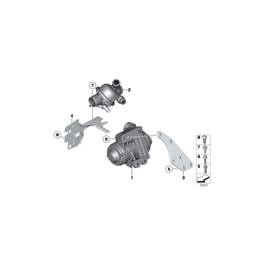 Genuine BMW 11537580626 F07 F02 F11 Holder (Inc. 740Li, 535iX & 528i)