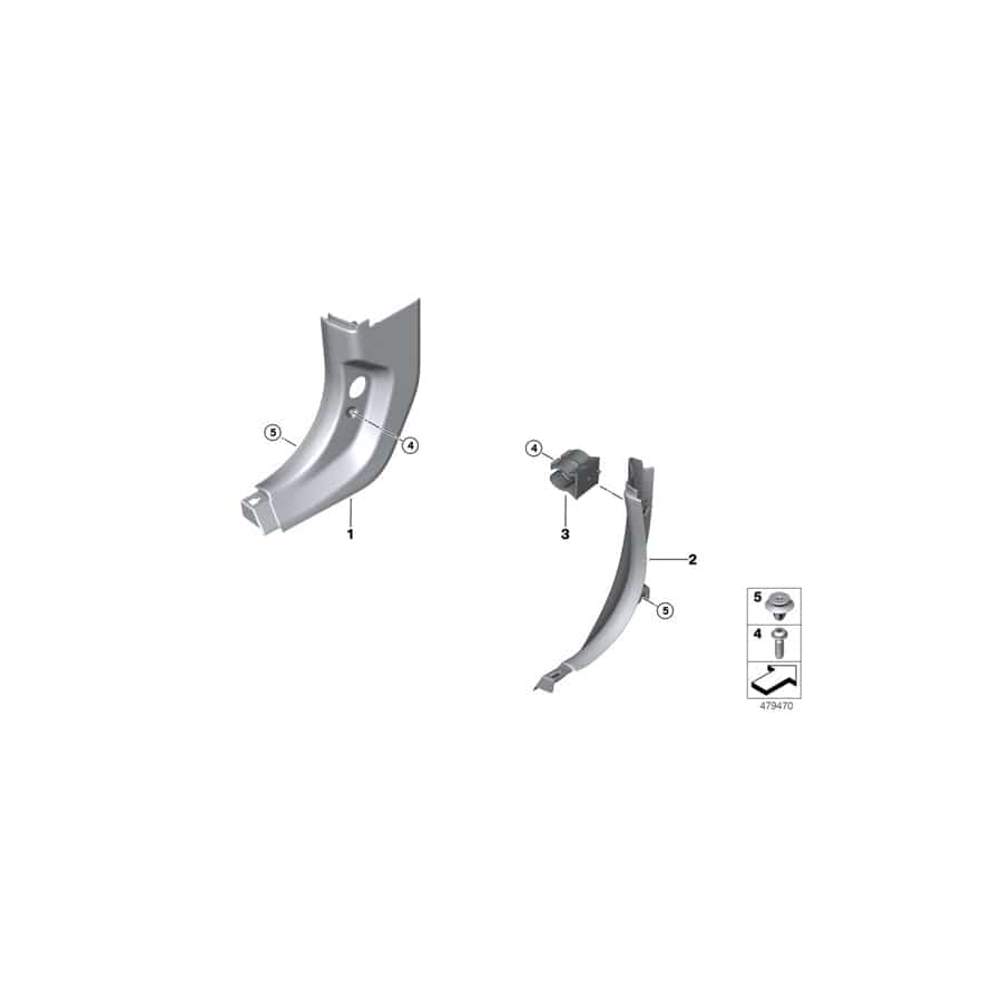 Genuine BMW Mini 07129907505 G12 F93 Screw 5 X 16 (Inc. 530d, 318d & i3 60Ah)