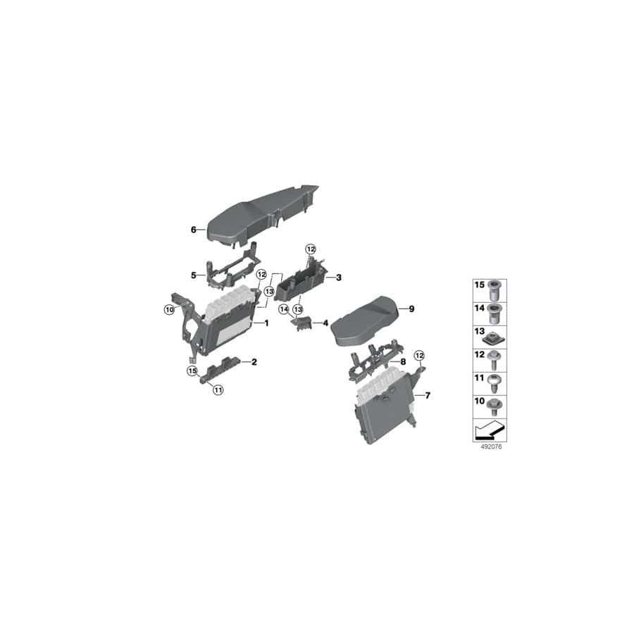 Genuine BMW 12909894685 G30 Instrument Carrier LINKS (Inc. M550iX)