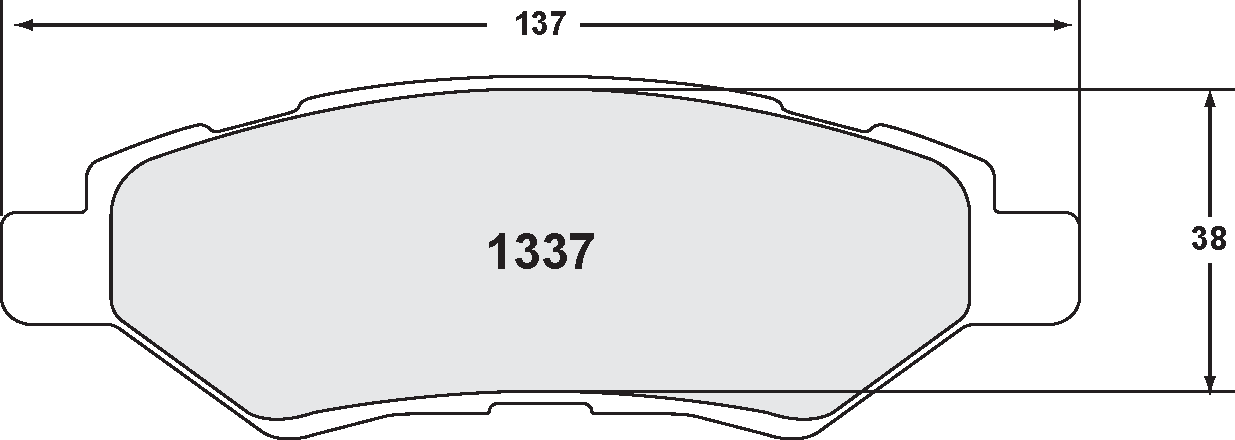 PFC 1337.10 BRAKE PADS Z-RATED