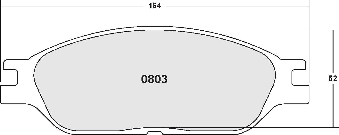 PFC 0803.22 FRONT BRAKE PADS FORD WINDSTAR (1999-2003)