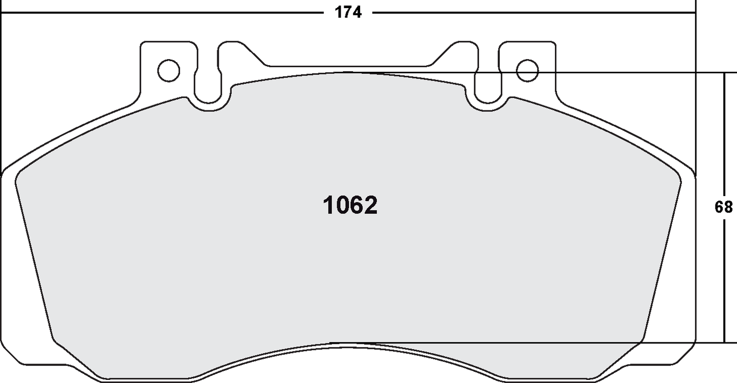 PFC 1062.10 BRAKE PADS Z-RATED MERCEDES-BENZ VARIO