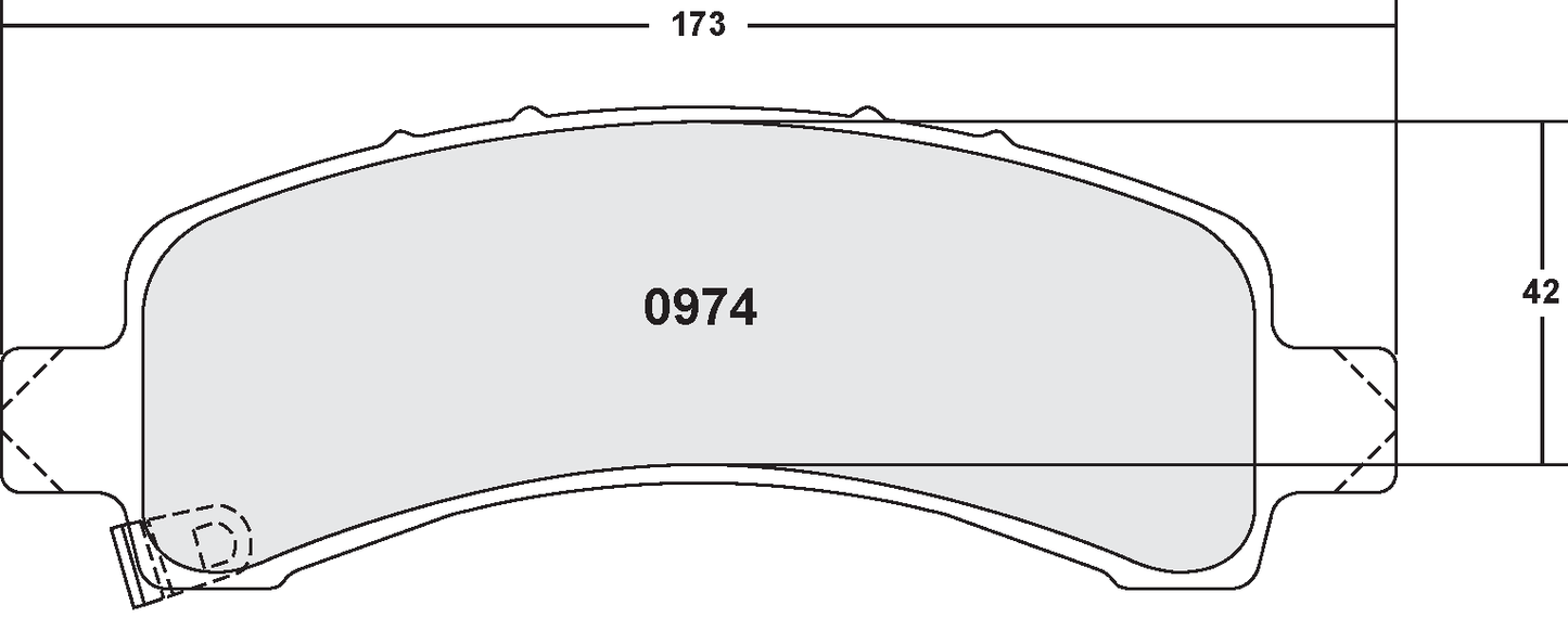 PFC 0974.12 BRAKE PADS Z-RATED ANTI CORROSION