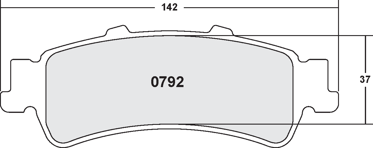 PFC 0792.22 FRONT BRAKE PADS CHEVROLET SILVERADO 1500 (1999-2000)