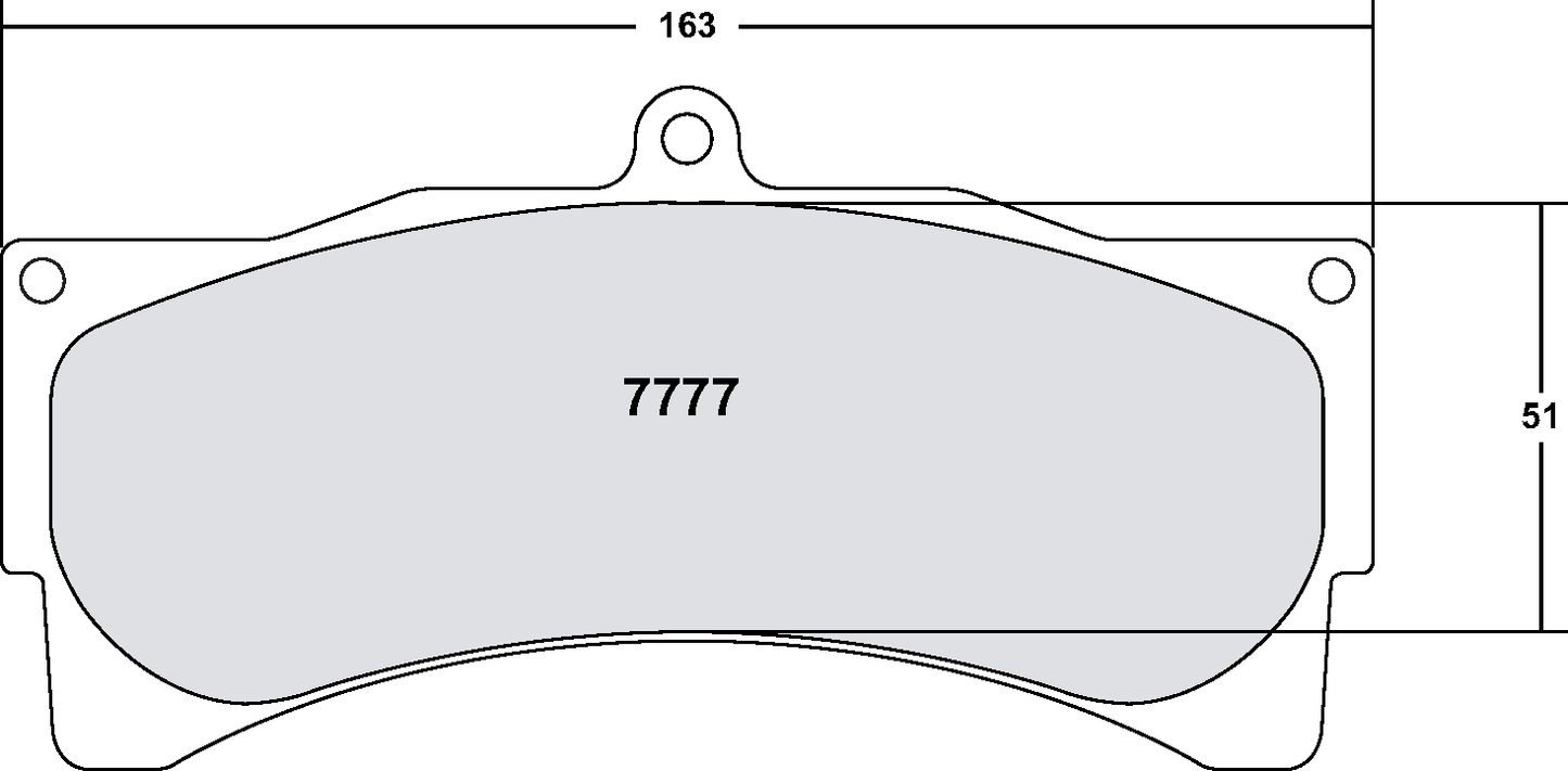 PFC 7777.06.30.44 FRONT BRAKE PADS RACE 06 CMPD 30MM PORSCHE 996 GT3/RS / FERRARI 550