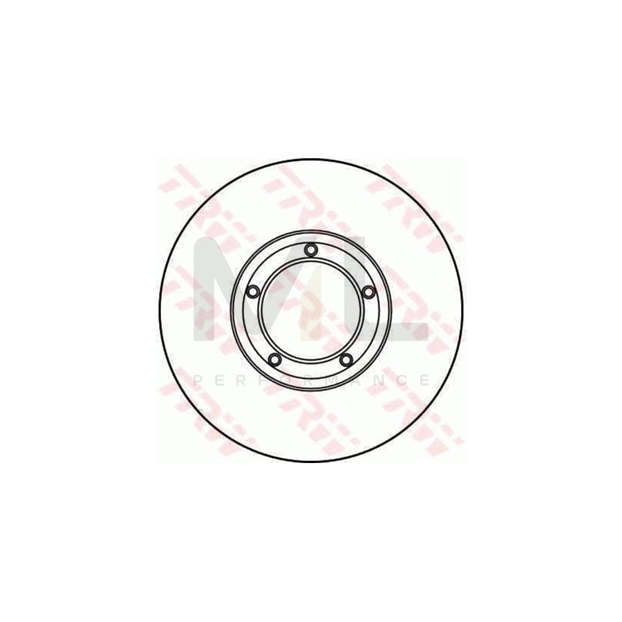 TRW DF1619 Brake Disc Vented - 1 piece