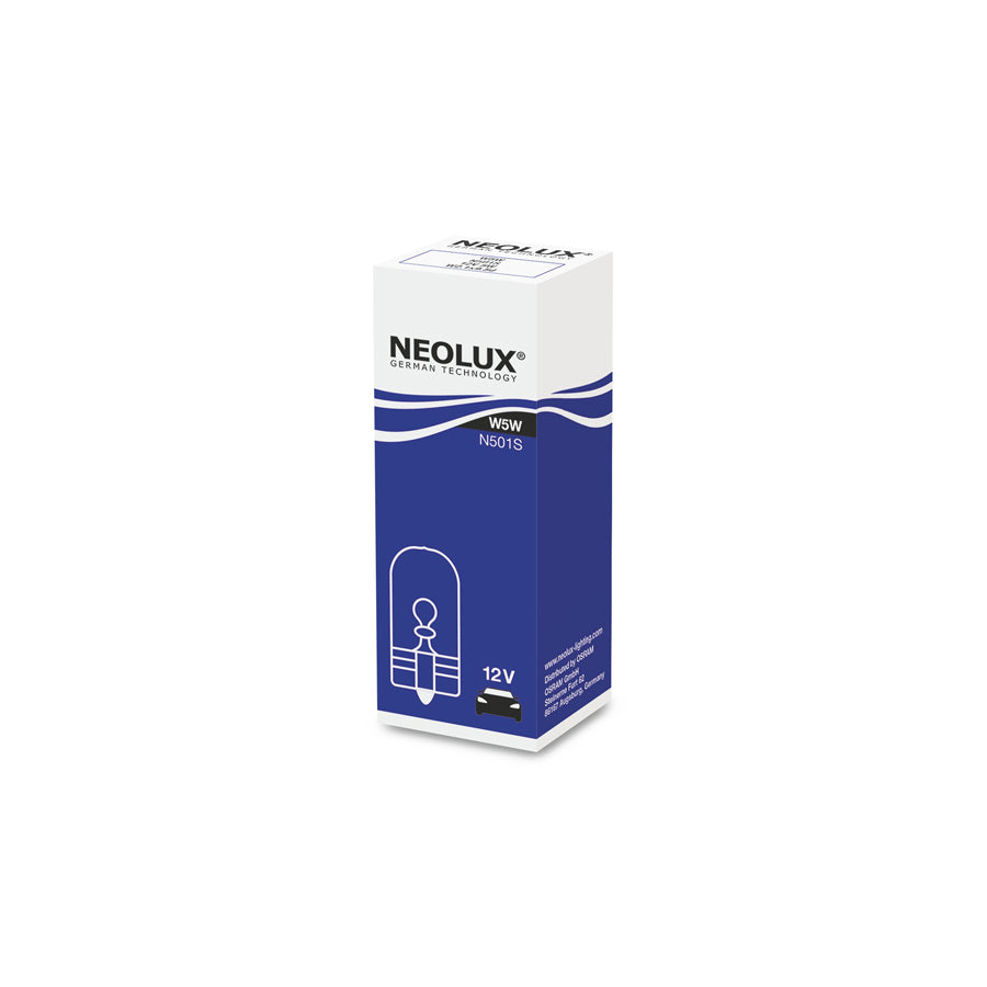 NEOLUX N501S 12v 5w W2.1x9.5d (501) Single box
