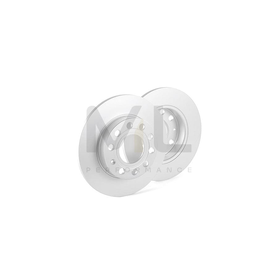 ATE 24.0110-0261.1 Brake Disc Solid, Coated, with bolts/screws - 1 piece