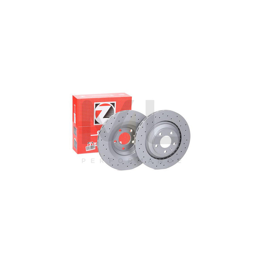 ZIMMERMANN SPORT COAT Z 100.3321.52 Brake Disc for AUDI A6 Externally Vented, Perforated, Coated, High-carbon - 1 piece