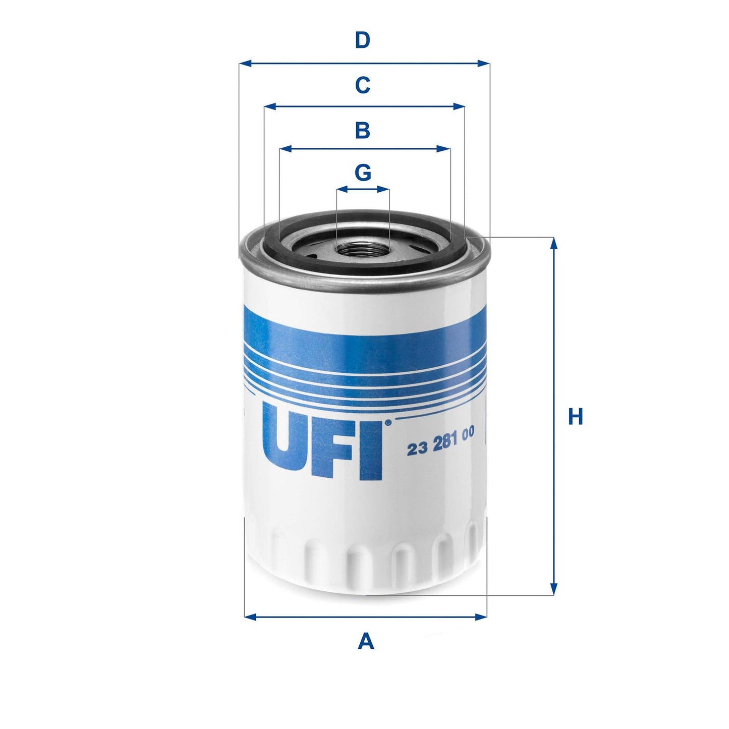UFI 23.135.00 Oil Filter