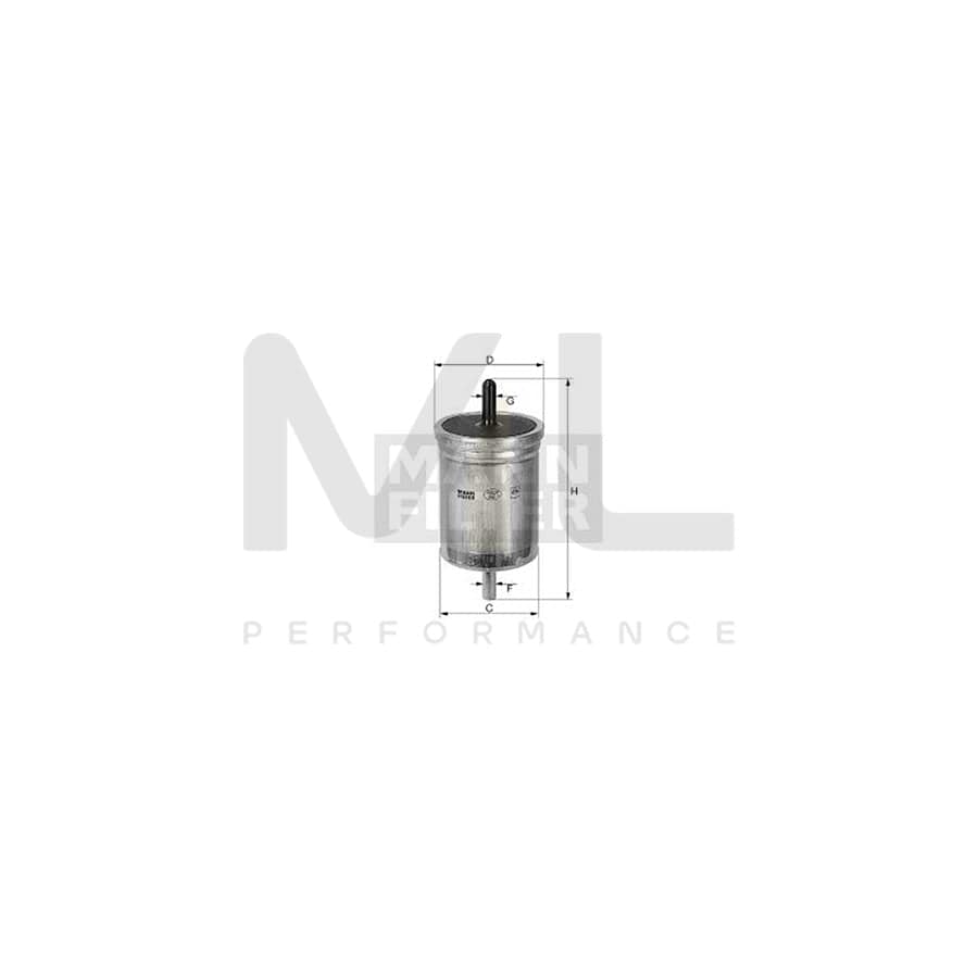 MANN-FILTER WK 68 Fuel filter for HYUNDAI Trajet (FO) In-Line Filter