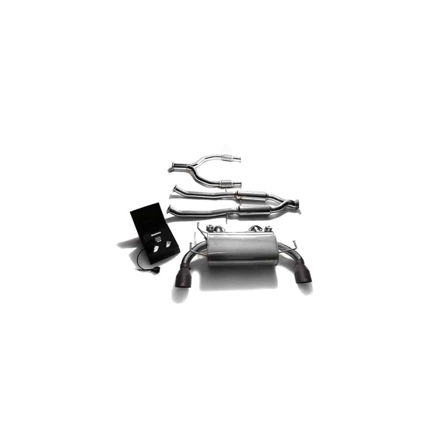 Armytrix NIZ37-DS13M Valvetronic Exhaust System Nissan 370Z 2009-2020 with Dual Matte Black 4.5"