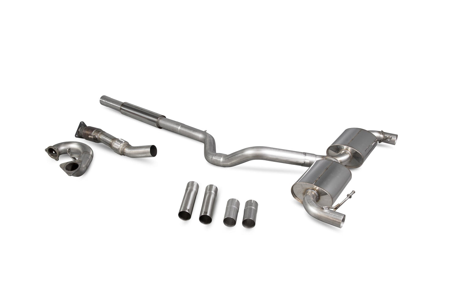 Scorpion SRNX030SYS Renault Clio MK3 Turbo-Back Res System With Sports Catalyst | ML Performance UK UK