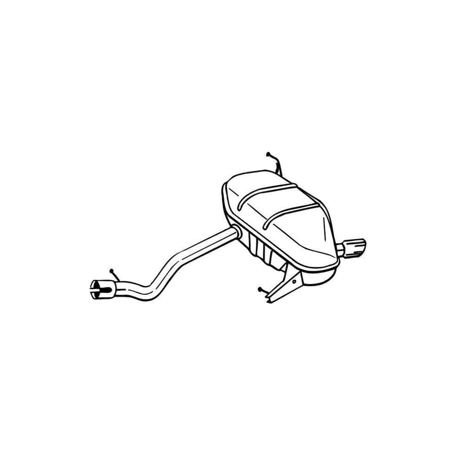 Bosal 247-195 Rear Silencer for BMW 1 Series