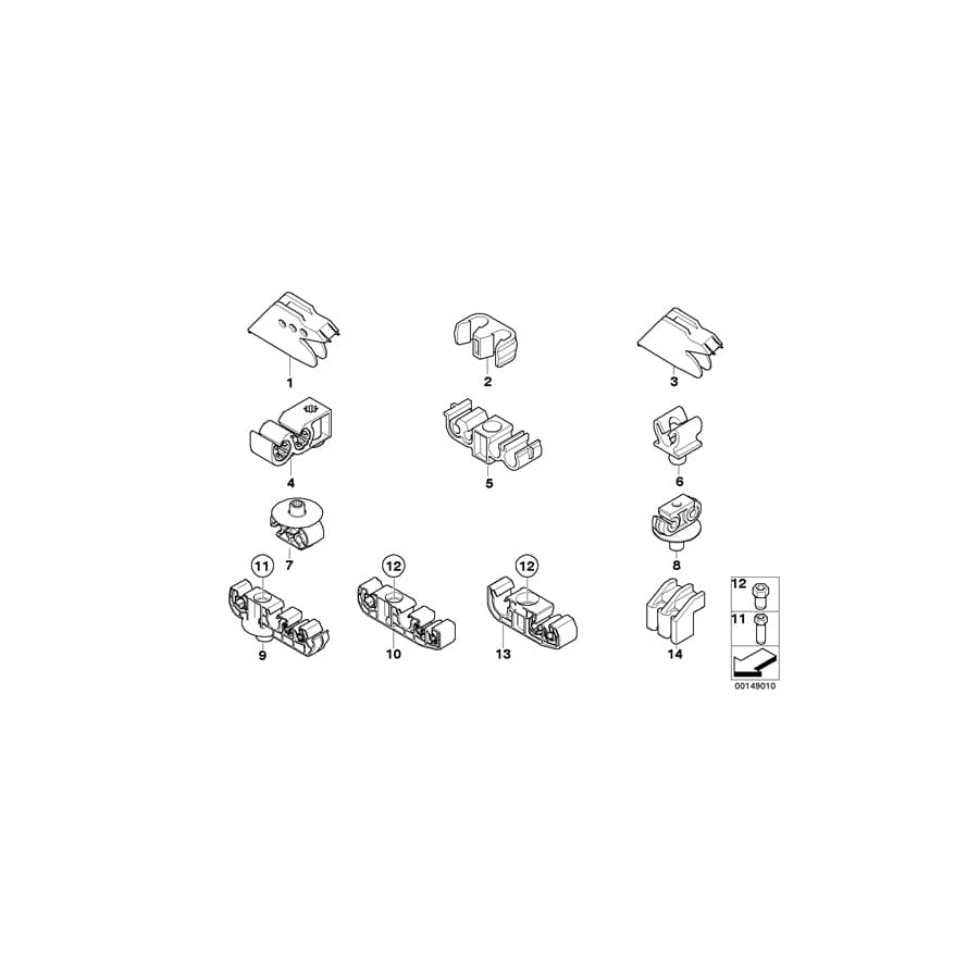 Genuine BMW 16126766236 E88 E87 E70 Bolting Pin, Long (Inc. 325d)