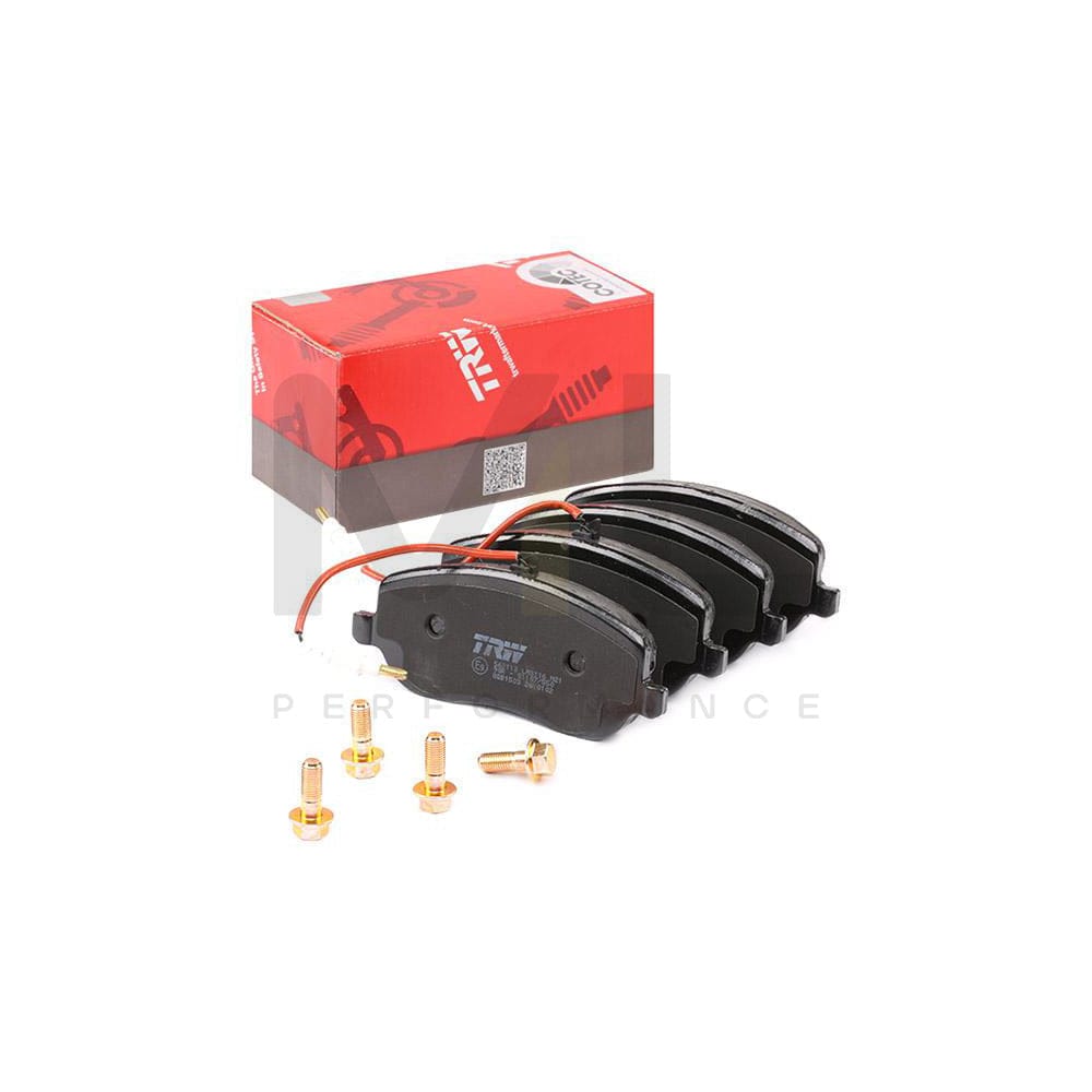 TRW Cotec Gdb1503 Brake Pad Set Incl. Wear Warning Contact, With Brake Caliper Screws, With Accessories
