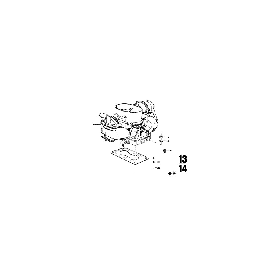 Genuine BMW 13119065691 E21 E12 Gasket Asbestos Free (Inc. 1502)