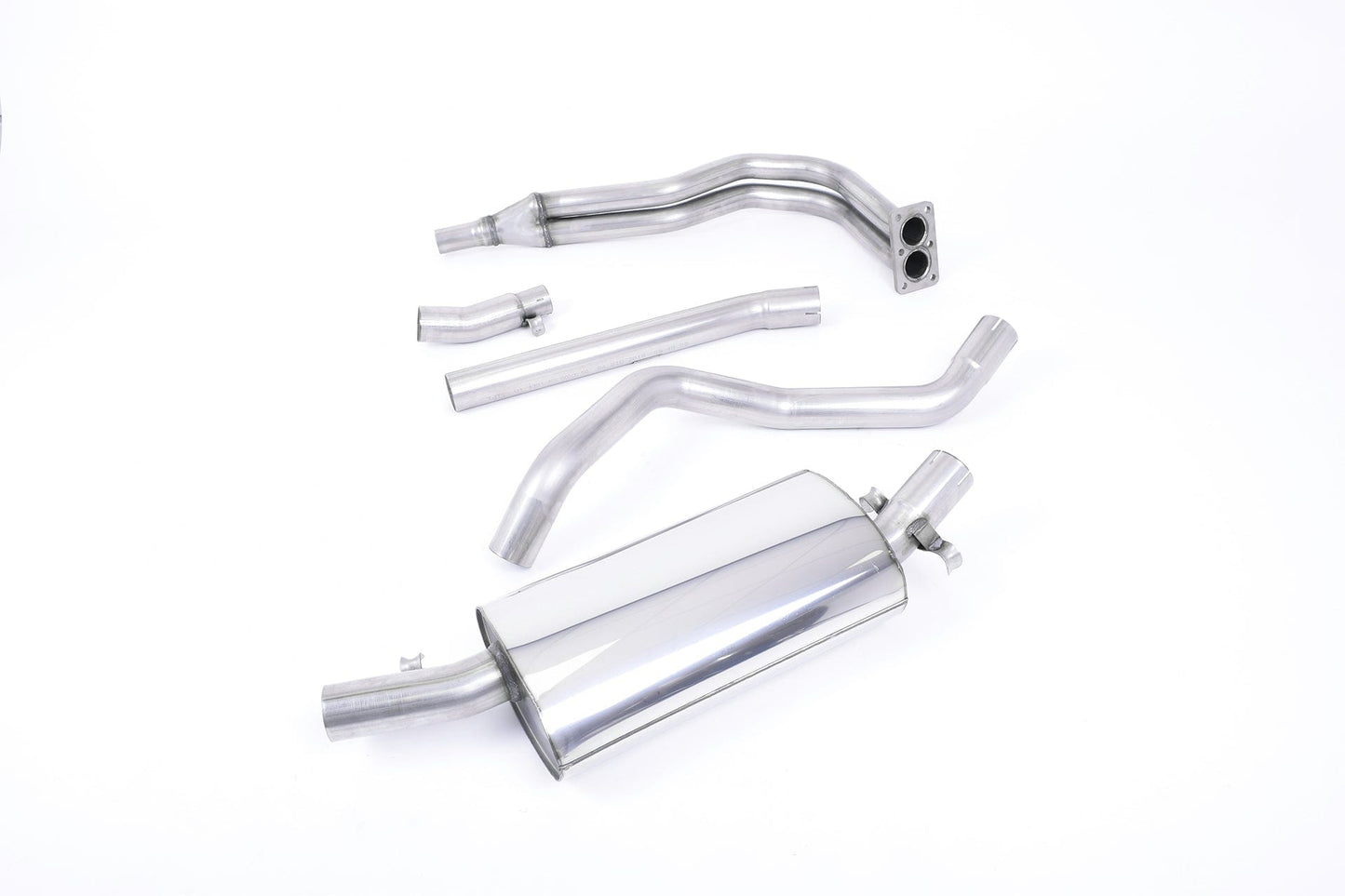 MillTek MCXVW206 Volkswagen Golf Manifold-back Non-Resonated (Louder) for fitment to the OE Cast Manifold