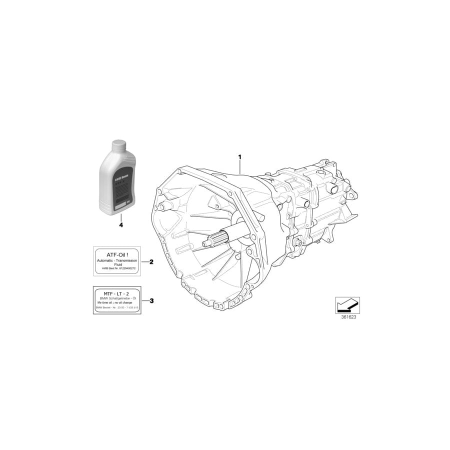 Genuine BMW 23007508410 E39 E31 E38 Exch. 6 Speed Gearbox S6S 420G - TBAG (Inc. 740i, 540i & 840Ci)