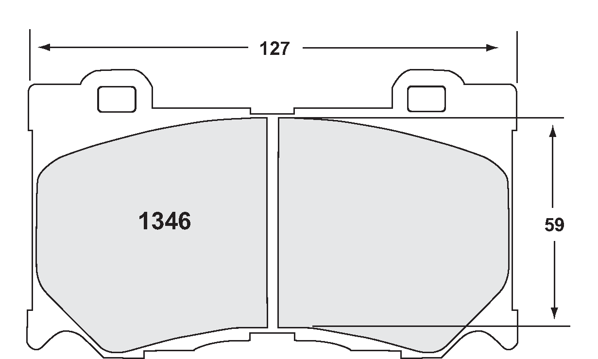 PFC 1346.10 FRONT BRAKE PADS Z-RATED NISSAN 370Z 2009