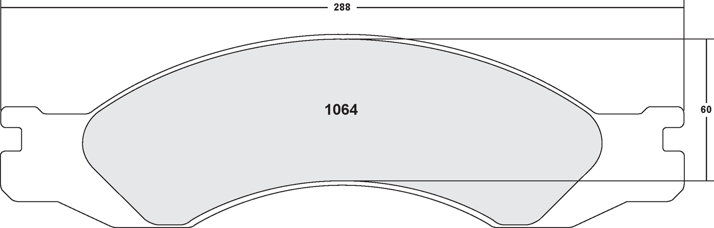 PFC 1064.10 BRAKE PADS Z-RATED
