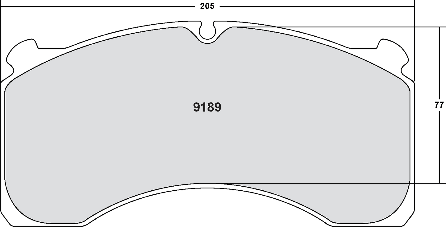 PFC 9189.12 BRAKE PADS Z-RATED ECV
