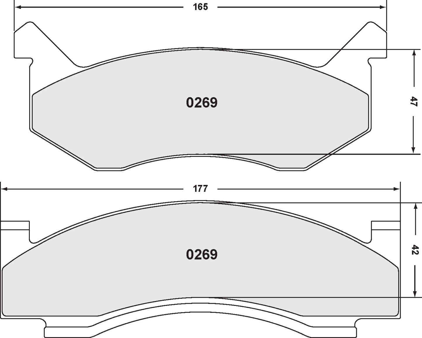 PFC 0269.10 BRAKE PADS Z-RATED