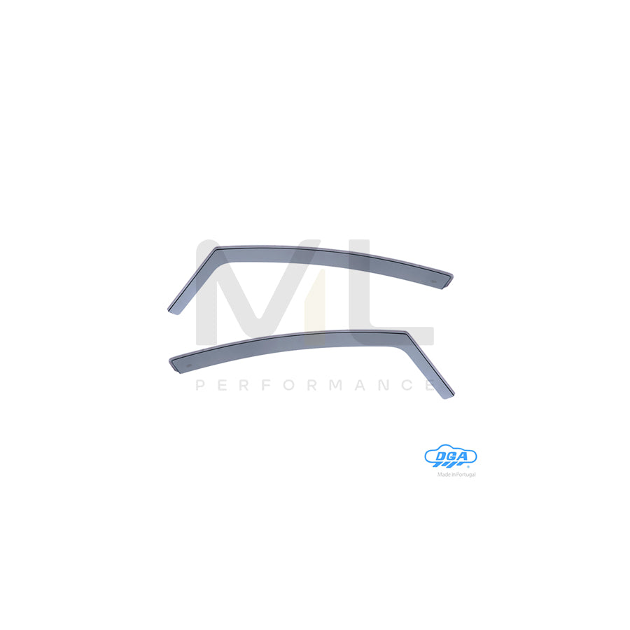 DGA 19031 Wind deflectors for PEUGEOT 3008 I (0U_) Arrow direction, Front, inner