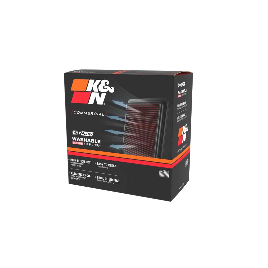 K&N E-4517 High-Flow Original Lifetime Engine Air Filter - JOHN DEERE 7 & 18 HP