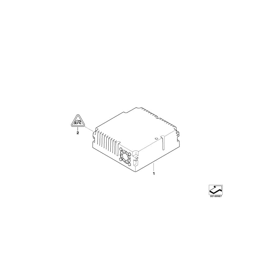 Genuine BMW Mini 61136905196 E70 E91 E92 Covering Cap (Inc. X6 50iX, X5 35iX & 750i)