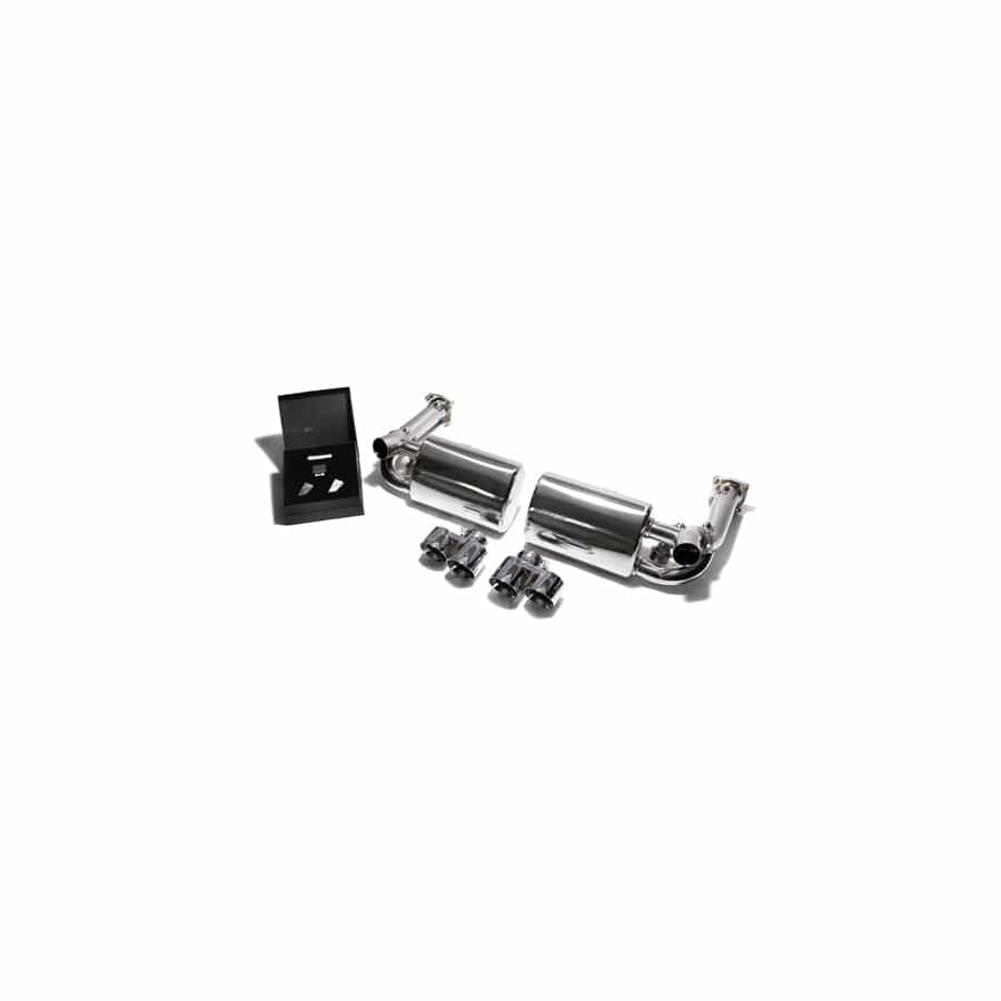 Armytrix P97TT-QS34C Valvetronic Exhaust System Porsche 997 Turbo 2007-2009 with Quad Chrome 3.5"