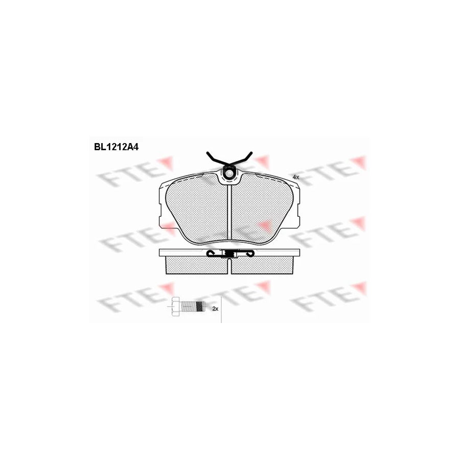 FTE Bl1212A4 Brake Pad Set